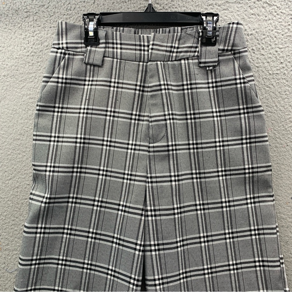 I.AM.GIA High Waist Plaid Cobain Pants Joggers Black White Tartan Women’s Size M - Picture 6 of 13